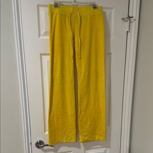 Juicy Couture Yellow Sweatpants